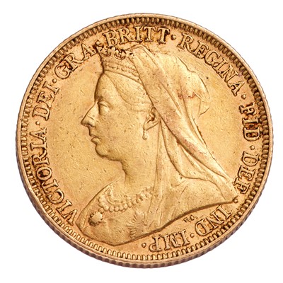 Lot 247 - Victoria, Sovereign 1896M, Melbourne Mint;...