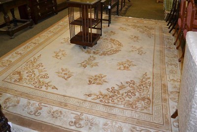 Lot 448 - Chinese wash woollen rug