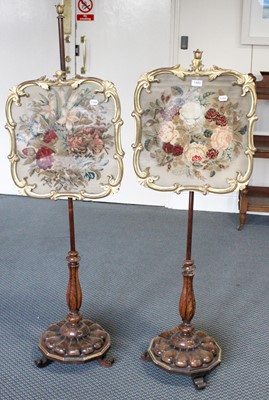 Lot 1489 - A Pair of William IV Gadrooned and Turned...