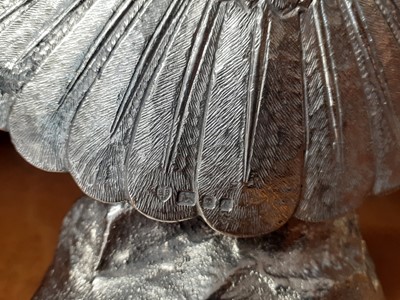 Lot 2167 - An Elizabeth II Silver Model of an Eagle