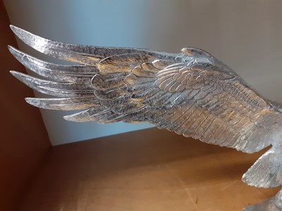 Lot 2167 - An Elizabeth II Silver Model of an Eagle