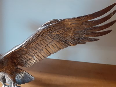 Lot 2167 - An Elizabeth II Silver Model of an Eagle