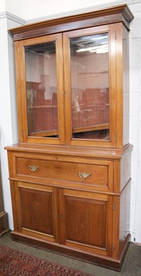 Lot 1234 - A Late Victorian Mahogany Secretaire Bookcase,...