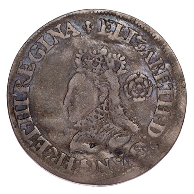Lot 44 - Elizabeth I, 'Milled' Sixpence 1568, 2.92g, mm....