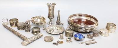 Lot 106 - A Collection of Assorted Silver and Objects of...