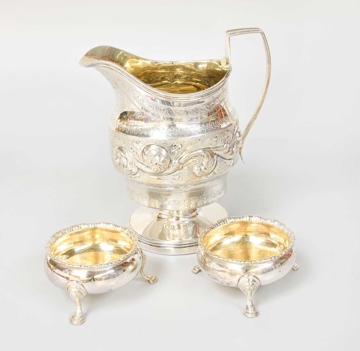 Lot 84 - Three George III Silver Items, comprising a...