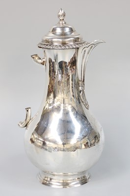 Lot 38 - A George III Silver Hot-Water Jug, by Louisa...