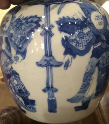 Lot 194 - A Pair of Chinese Porcelain Ginger Jars and...