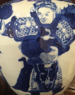 Lot 194 - A Pair of Chinese Porcelain Ginger Jars and...