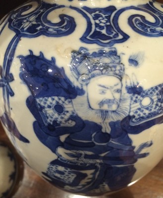 Lot 194 - A Pair of Chinese Porcelain Ginger Jars and...