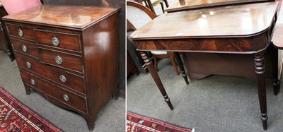 Lot 1267 - A 19th Century Mahogany Bedside Cabinet, with...