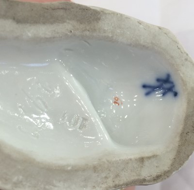 Lot 156 - A Matched Pair of Meissen Porcelain Figures,...