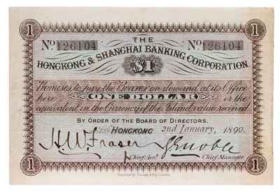 Lot 460 - Hong Kong, Hong Kong and Shanghai Banking...