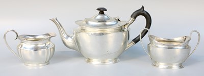 Lot 33 - A George V Scottish Silver Teapot and...