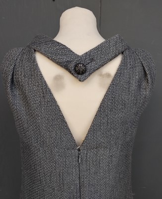 Lot 1094 - Chanel Navy and Black Woven Cashmere Jacket...