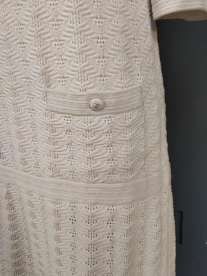 Lot 1096 - Chanel Clothing comprising a cream cotton...