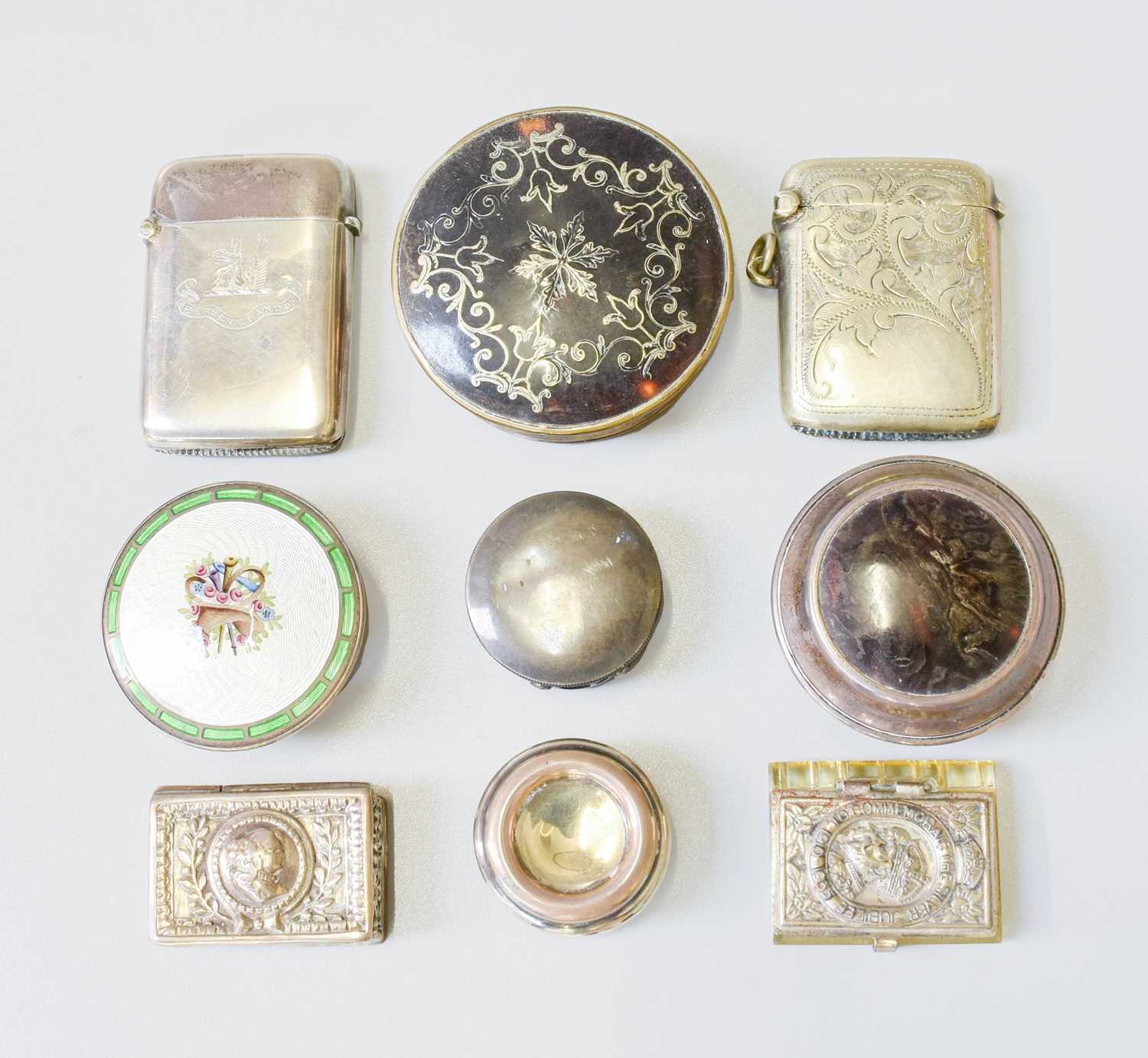 Lot 180 - A Collection of Assorted Silver and Other...