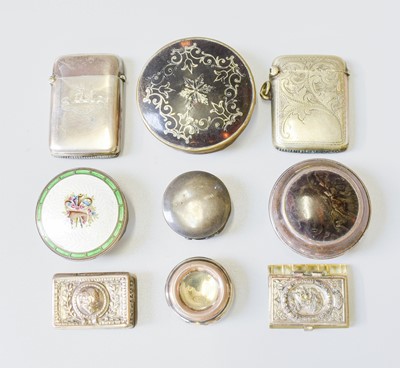 Lot 180 - A Collection of Assorted Silver and Other...