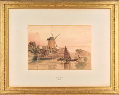 Lot 1020 - Peter de Wint OWS (1784-1849) "On the Yare"...