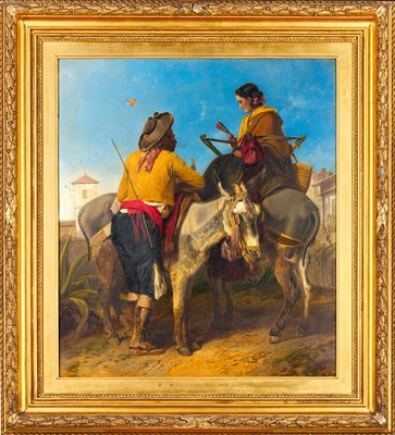 Lot 1129 - Richard Ansdell RA (1815-1885) A Spanish...