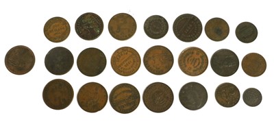 Lot 431 - Assorted 19th Century World Tokens, 22 tokens...