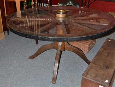 Lot 493 - Cartwheel style table