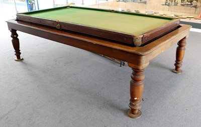 Lot 1255 - A Victorian Mahogany Metamorphic Slate-Bed...