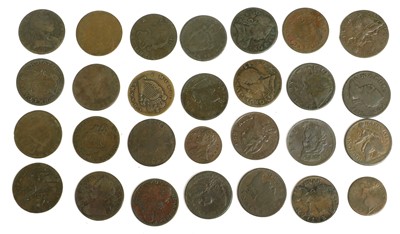 Lot 148 - Collection of George III 'Evasion' Halfpennies...