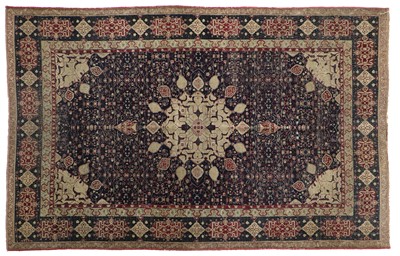 Lot 1050 - Agra Rug North India, circa 1890 The midnight...