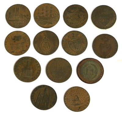 Lot 419 - South and East England, 18th Century Tokens,...