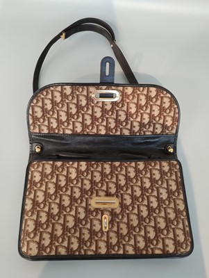 Lot 1004 - Christian Dior Brown Monogram Canvas Shoulder...