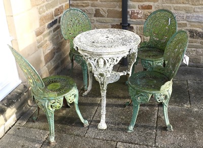 Lot 682 - A Victorian-Style Aluminium and Painted...