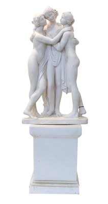 Lot 745 - Dell Torrione: A Composition Marble Figure...