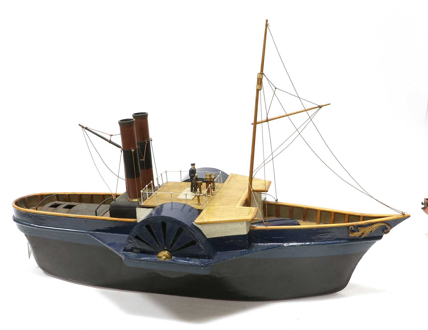 Lot 3201 - Live Steam Model Paddle Steamer