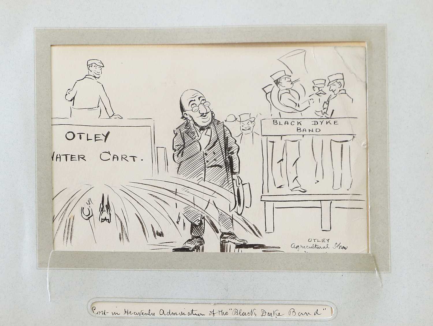 Lot 303 - Cartoon Sketches Warnes (George R.), Burlesque...