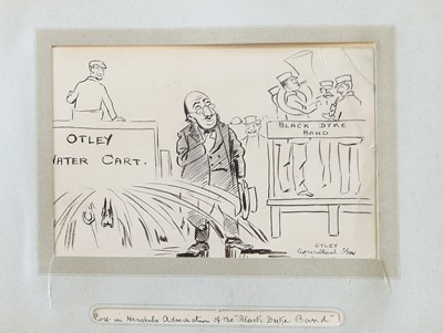 Lot 303 - Cartoon Sketches Warnes (George R.), Burlesque...