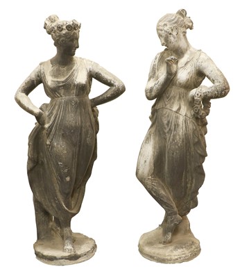 Lot 749 - Two 19th Century Cast Lead Garden Figures, one...