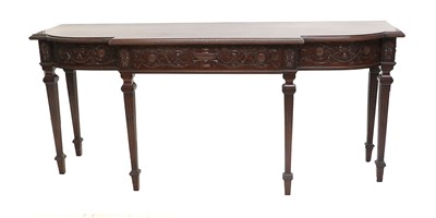 Lot 314 - An Edwardian Carved Mahogany Adam-Style...