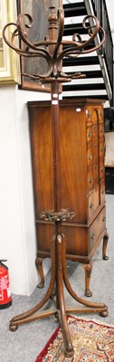 Lot 1360 - A 1920s Bent Wood Coat Stand, 210cm