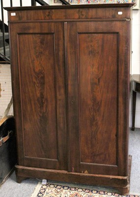 Lot 1365 - A 19th Century Mahogany Low Two Door Cupboard...