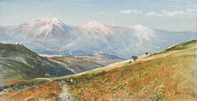 Lot 1159 - John Barrie Haste (1931-2011) "Taygetos Range,...