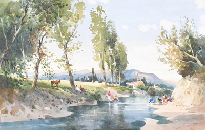 Lot 1068 - John Barrie Haste (1931-2011) "The River...