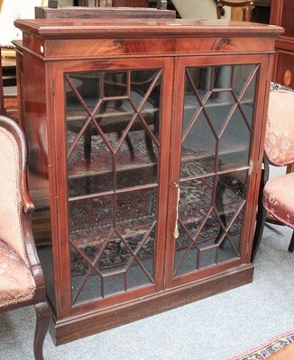 Lot 1372 - An Edwardian Inlaid Mahogany Bookcase, with...