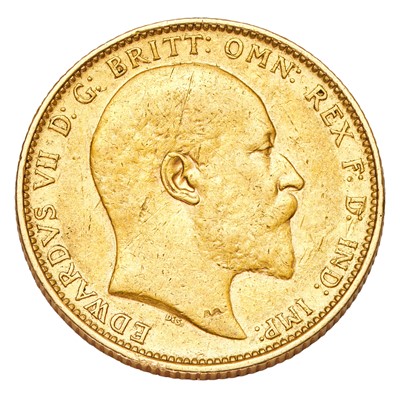 Lot 261 - Edward VII, Sovereign 1903M, Melbourne Mint;...