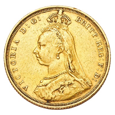 Lot 242 - Victoria, Sovereign 1888; good fine, reverse...