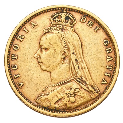 Lot 257 - Victoria, Half Sovereign 1891; good fine