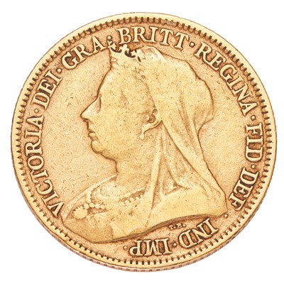 Lot 258 - Victoria, Half Sovereign 1893; fine