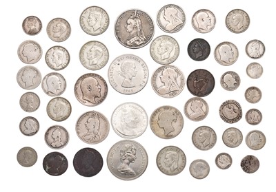 Lot 99 - Mixed Lot of English Silver Coins; highlights...