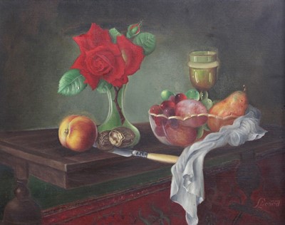 Lot 1084 - Eustace Liscard (20th Century) Still life of...