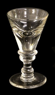 Lot 121 - A Toastmaster's Glass, circa 1740, the...